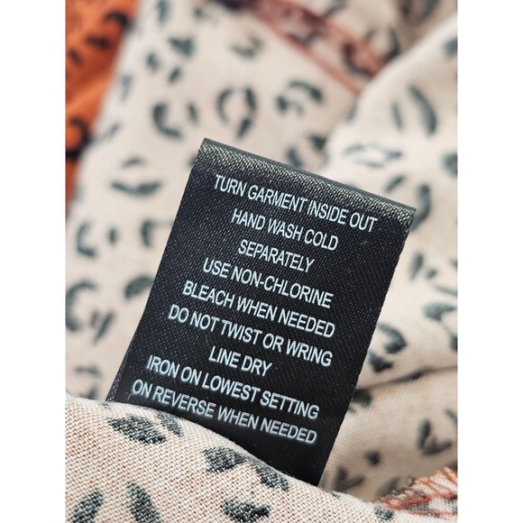 ALK Women's L Trixxi Cheetah Print A-line Mini Skater Summer Mini Dress NEW NWT - Picture 8 of 8